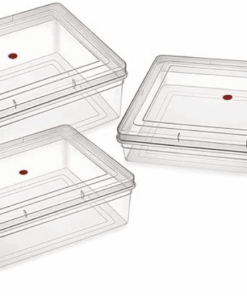 Nakoda 222 Jumbo Storage Box for Multipurpose Use,Transparent - 12500 ml, Pack of 1 (39.4 x 29.6 x 13) cm